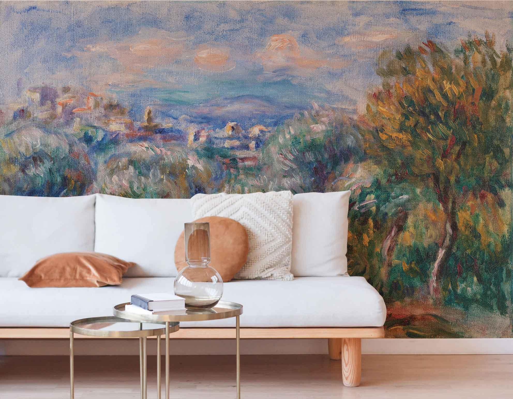 Renoir Landscape Wall Mural-Wall Mural-Eazywallz