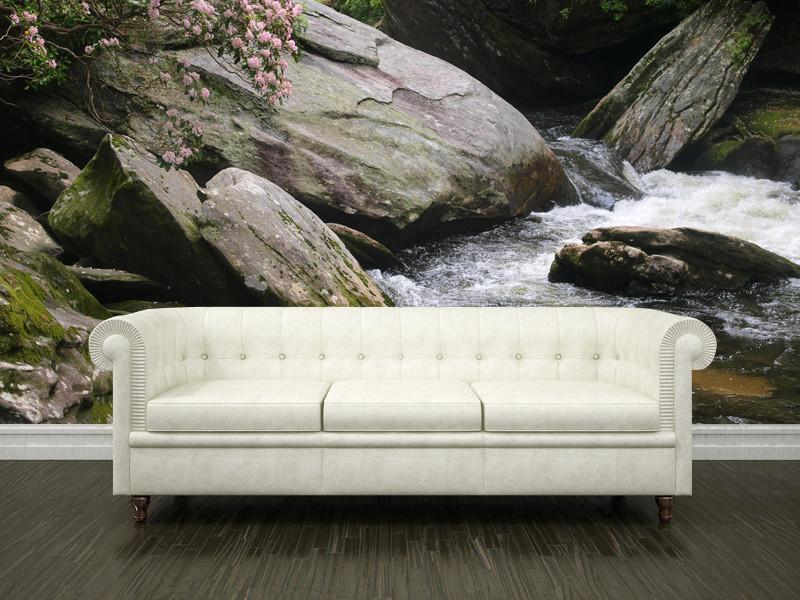 River rapids Wall Mural-Wall Mural-Eazywallz