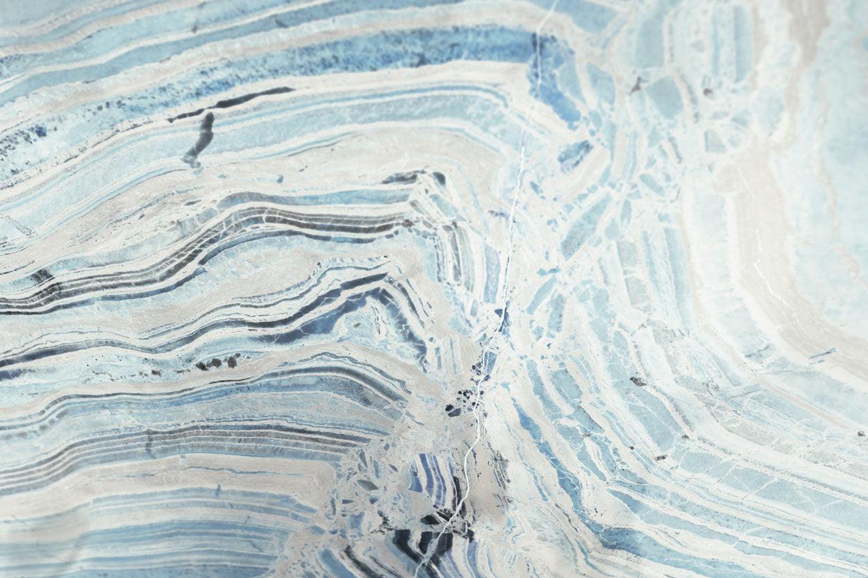 Rough Blue Marble Wall Mural-Wall Mural-Eazywallz