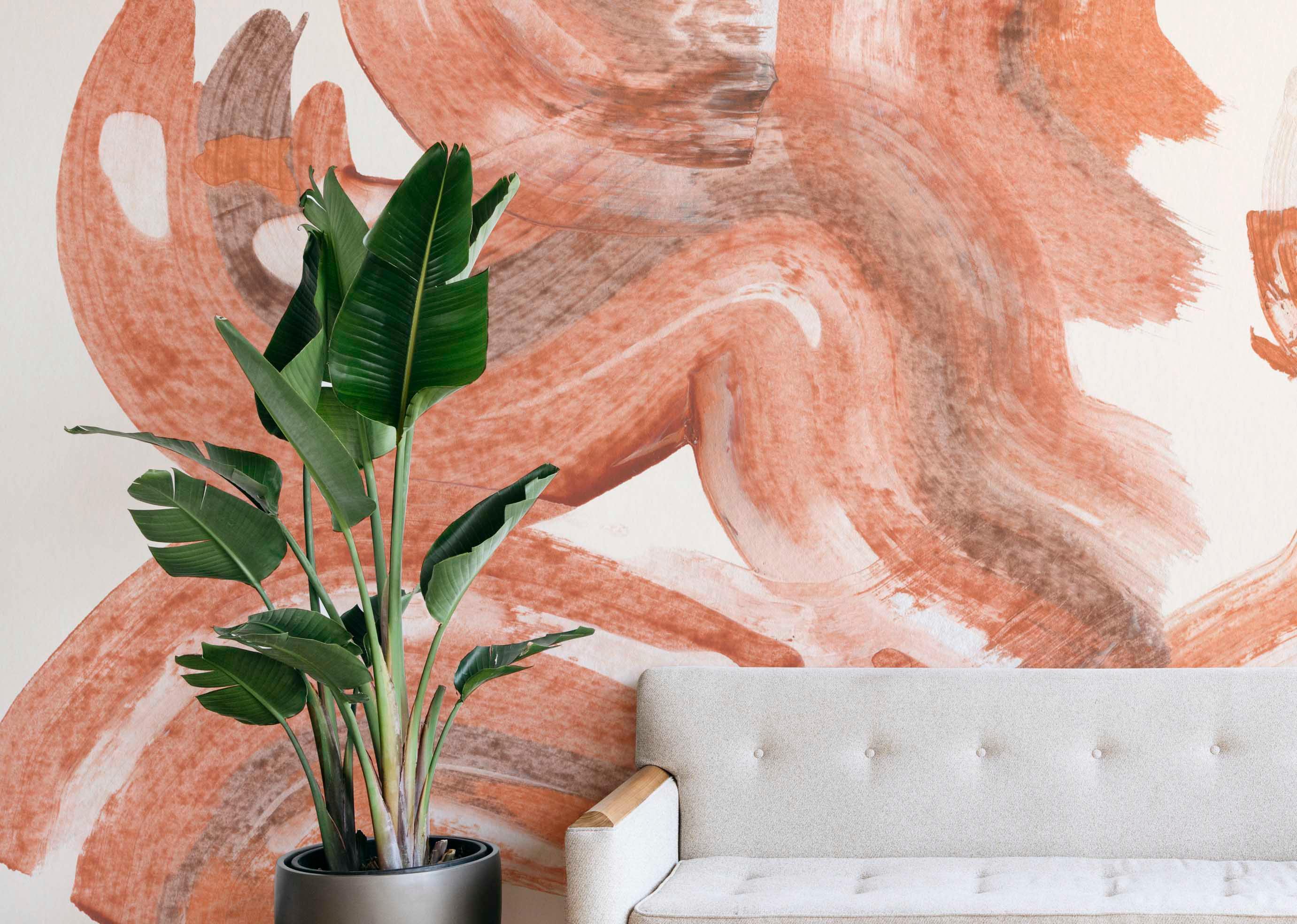 Rustic Paint Brush Wall Mural-Wall Mural-Eazywallz