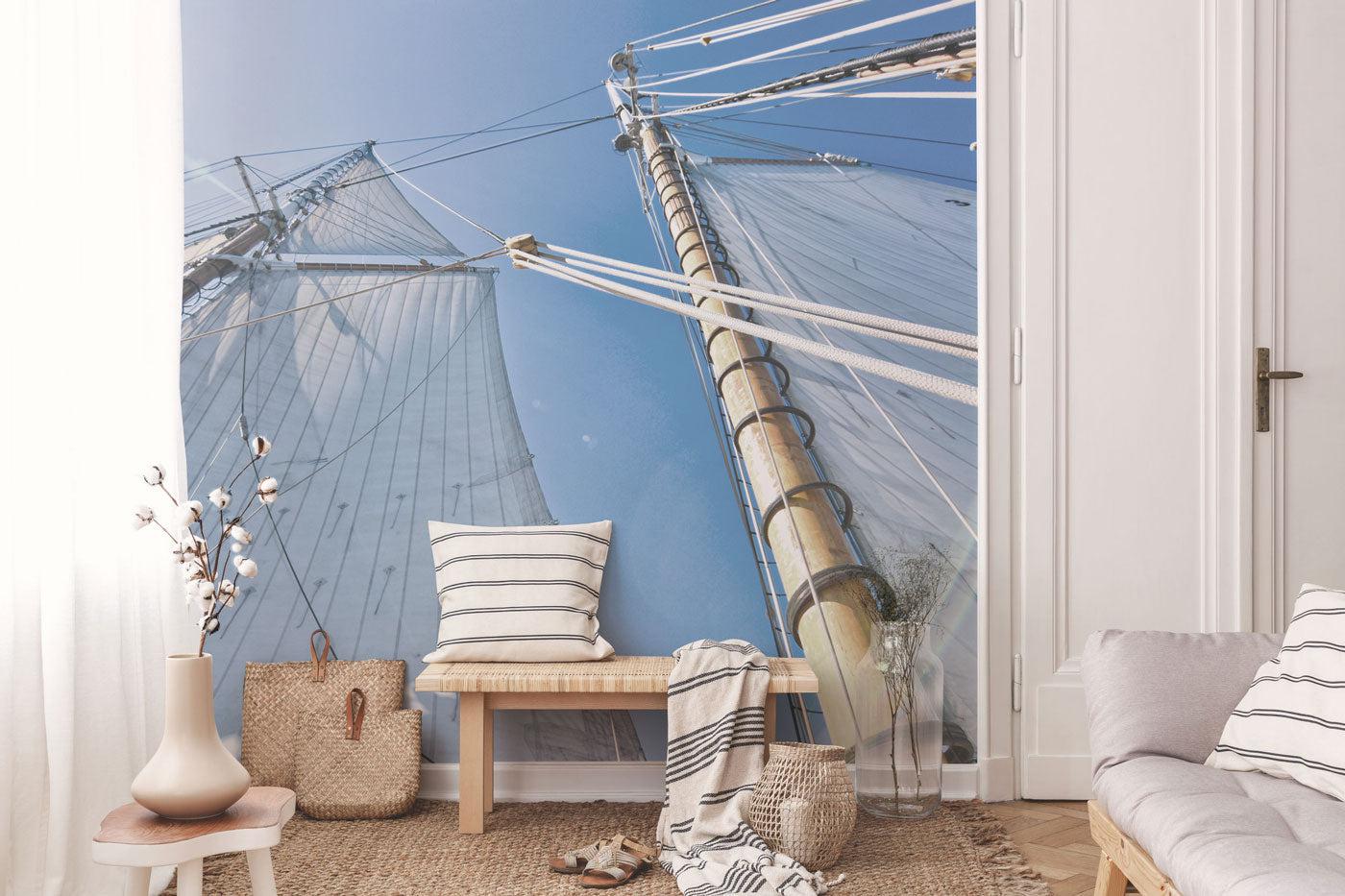 Sailing Mast Wall Mural-Wall Mural-Eazywallz