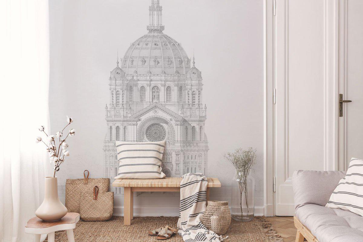 Saint Augustin Elevation Wall Mural-Wall Mural-Eazywallz