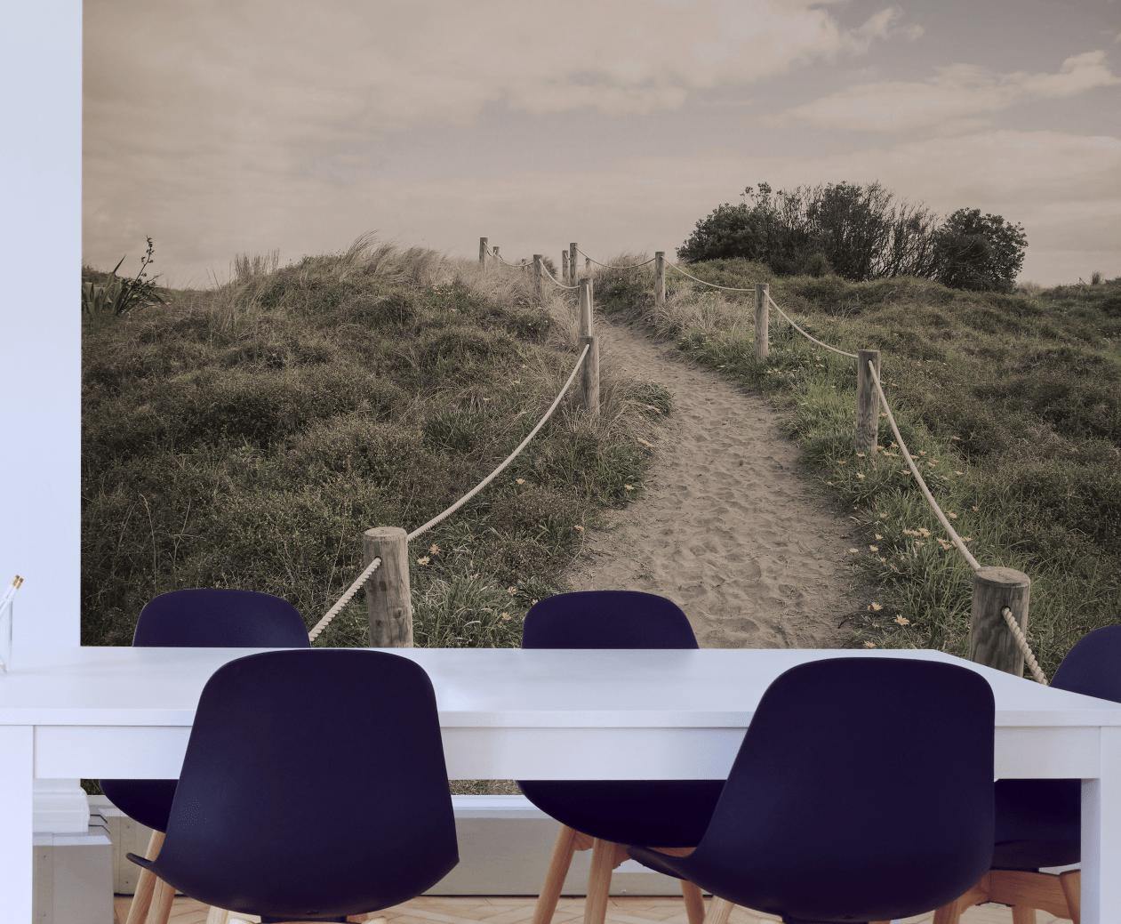 Sandy Beach Path Wall Mural-Wall Mural-Eazywallz