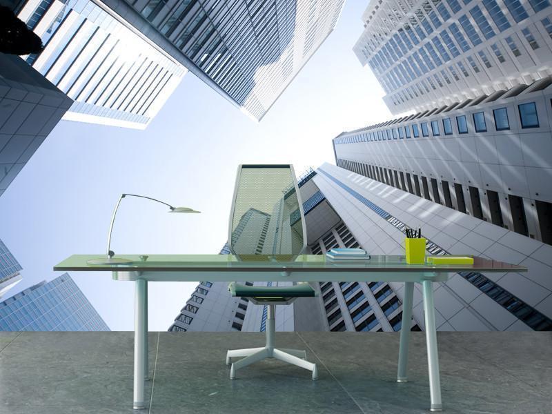 Skyscrapers Wall Mural-Wall Mural-Eazywallz