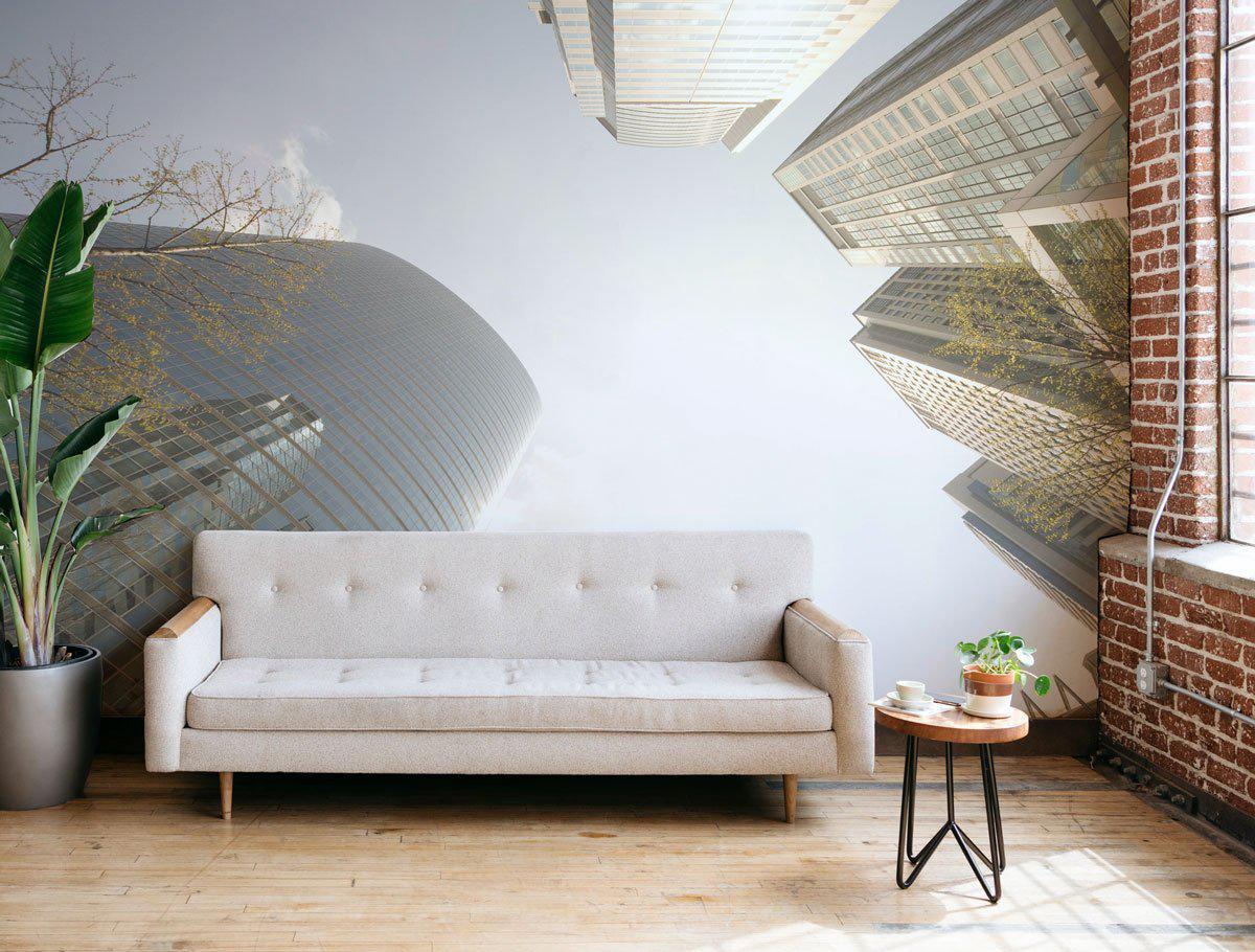 Skyscrapers at dawn Wall Mural-Wall Mural-Eazywallz