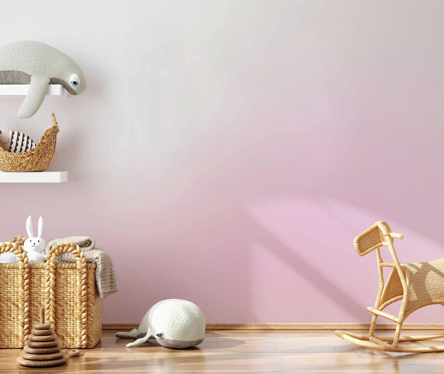 Soft Pink Gradient #1 Wall Mural-Wall Mural-Eazywallz