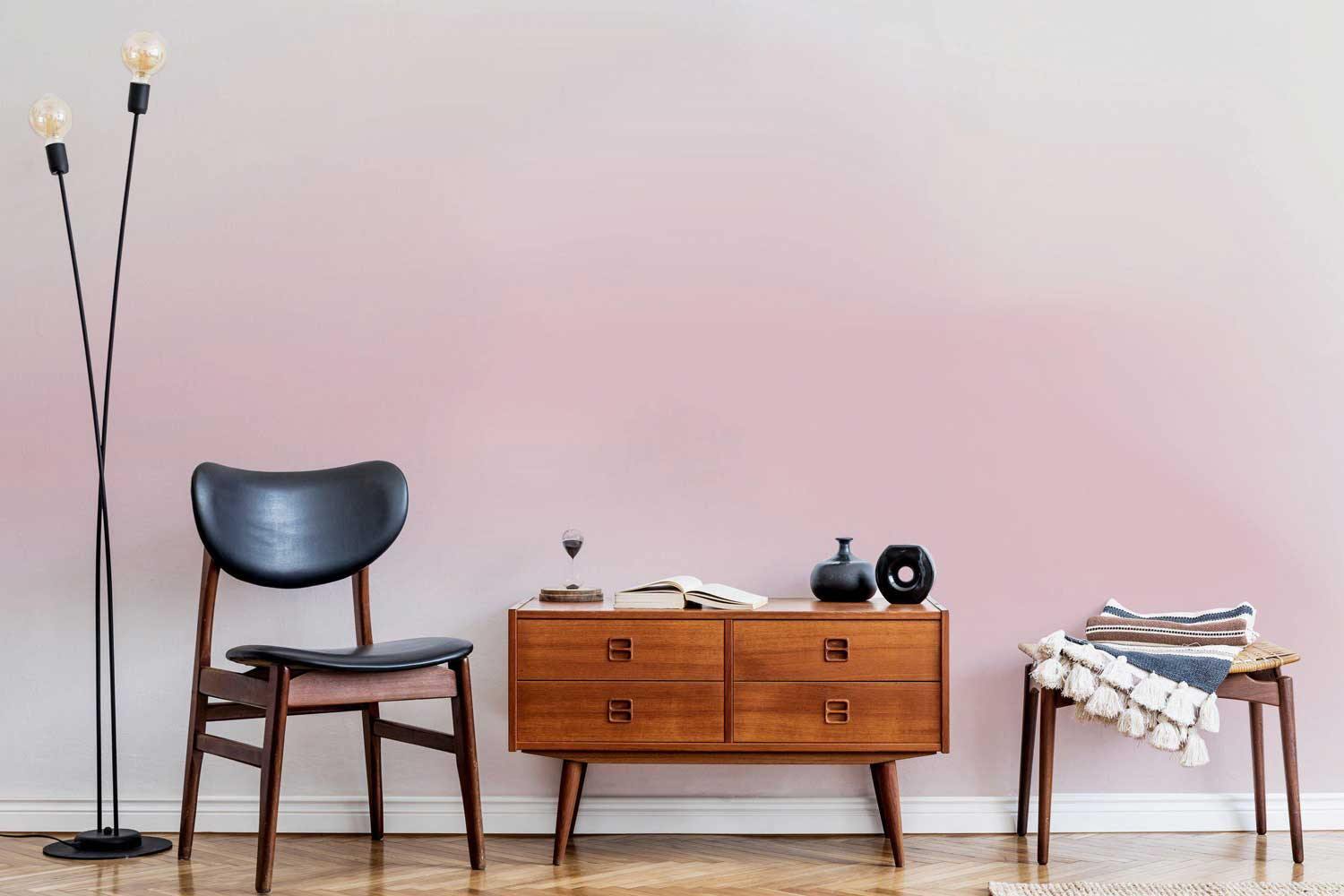 Soft Pink Gradient #2 Wall Mural-Wall Mural-Eazywallz