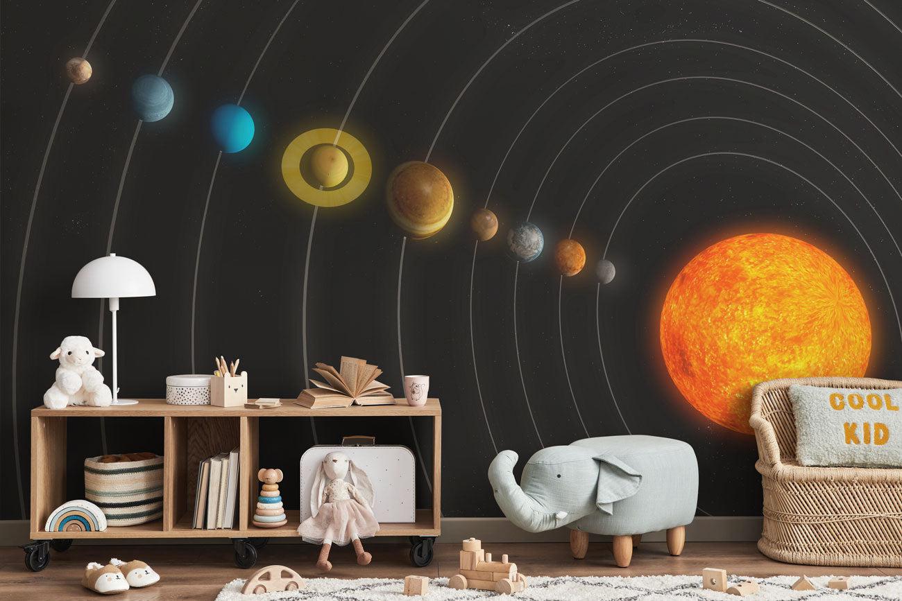 Solar system Wall Mural-Wall Mural-Eazywallz