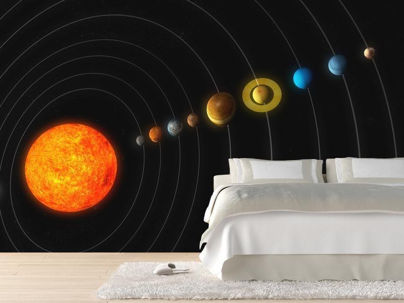 Solar system Wall Mural-Wall Mural-Eazywallz