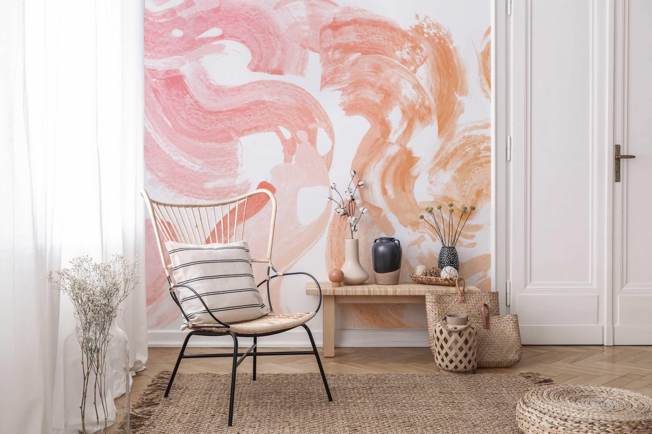 Starburst Paint Brush Wall Mural-Wall Mural-Eazywallz