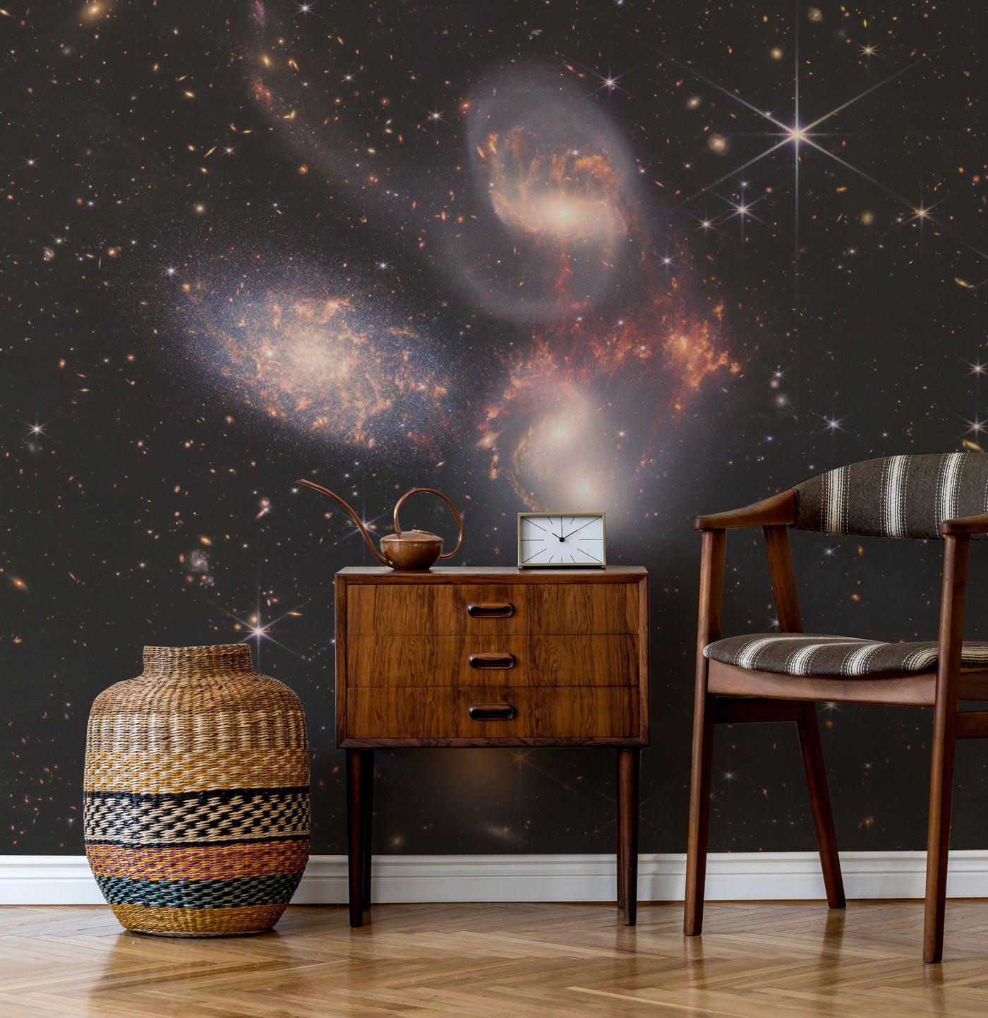 Stephan's Quintet Space Wall Mural-Wall Mural-Eazywallz