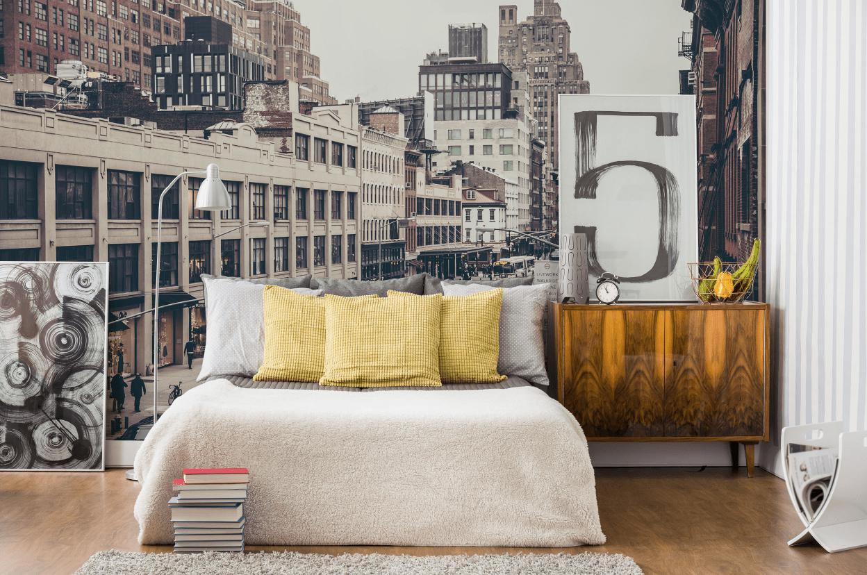 Streets of New York Wall Mural-Wall Mural-Eazywallz