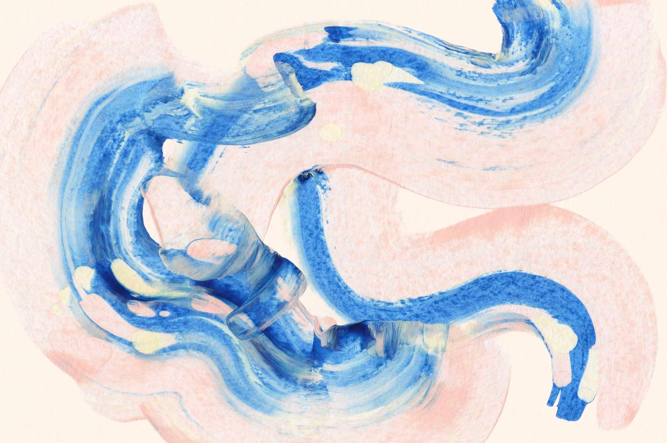 Summer Storm Paint Brush Wall Mural-Wall Mural-Eazywallz