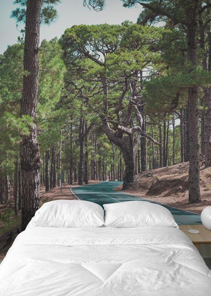 Summer Time Road Wall Mural-Wall Mural-Eazywallz