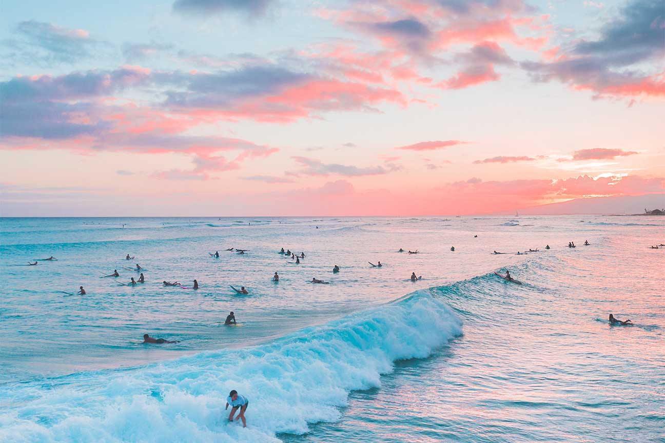 Sunrise Surf Session 2 Wall Mural-Wall Mural-Eazywallz