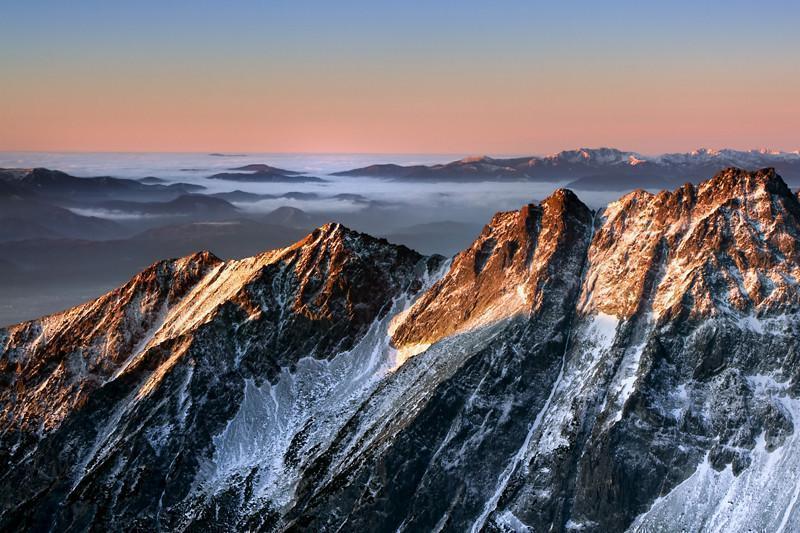 Sunrise in mountains Wall Mural-Wall Mural-Eazywallz