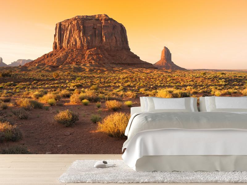 Sunset at the Monument Valley, USA Wall Mural-Wall Mural-Eazywallz