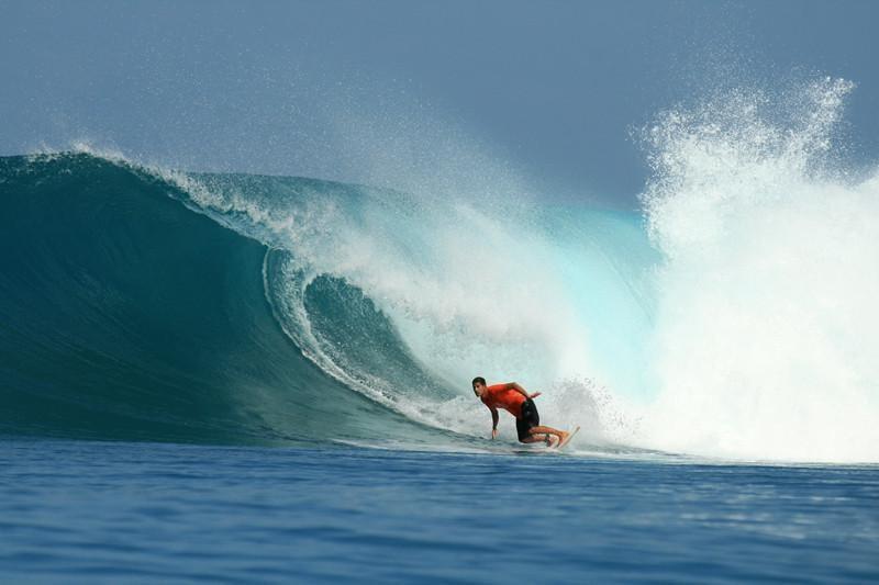 Surfer on big wave Wall Mural-Wall Mural-Eazywallz