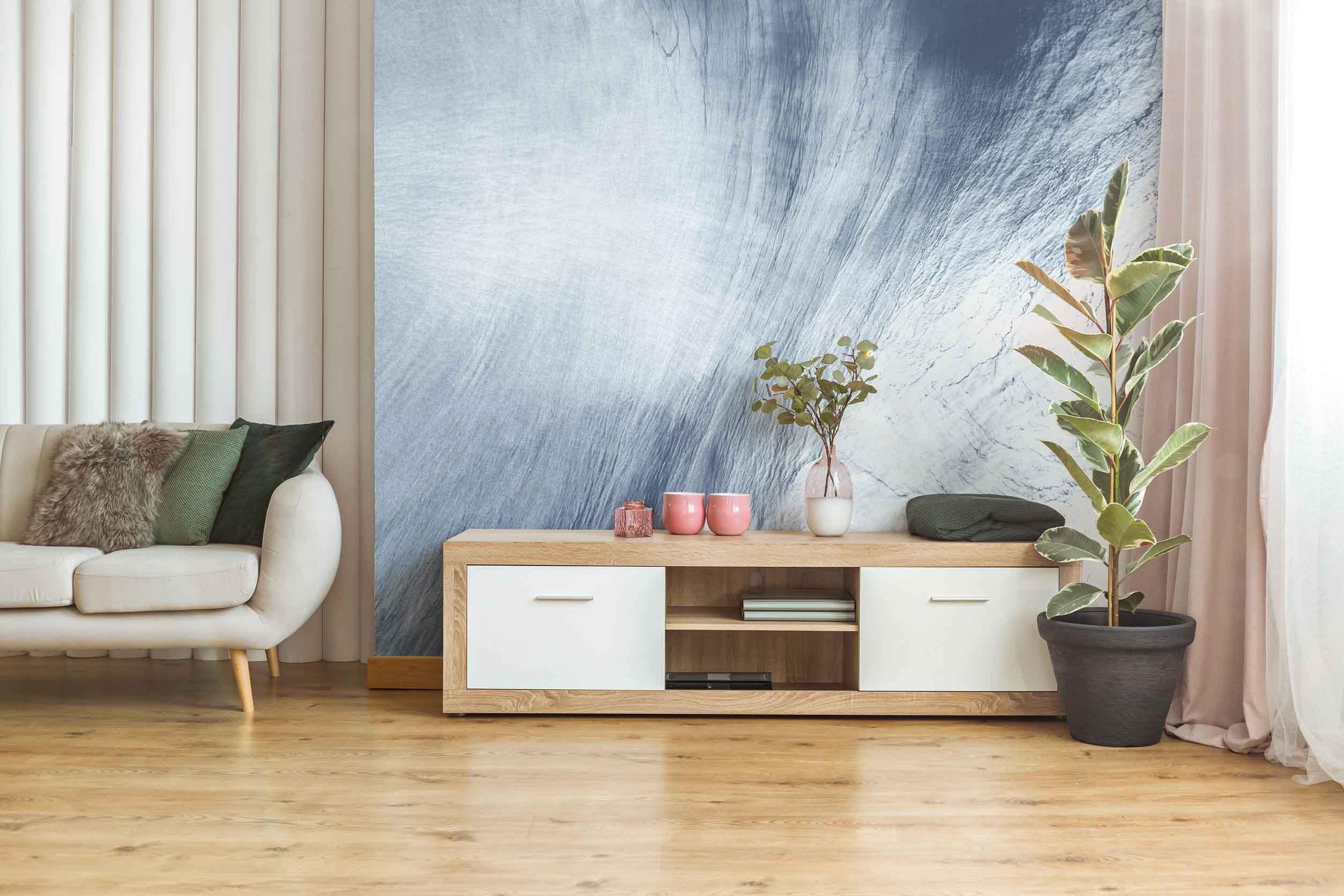 Swirls above the Sea Wall Mural-Wall Mural-Eazywallz