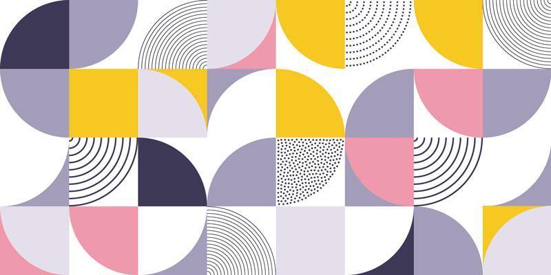 Swiss Abstract Geometric Wallpaper-Wall Mural-Eazywallz