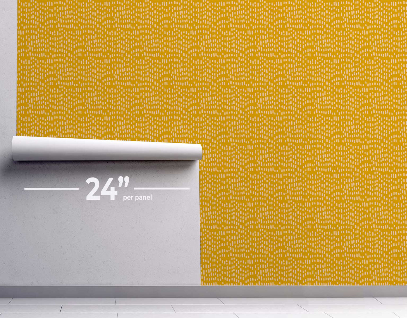Tangerine Rain Drop Wallpaper #400-Repeat Pattern Wallpaper-Eazywallz