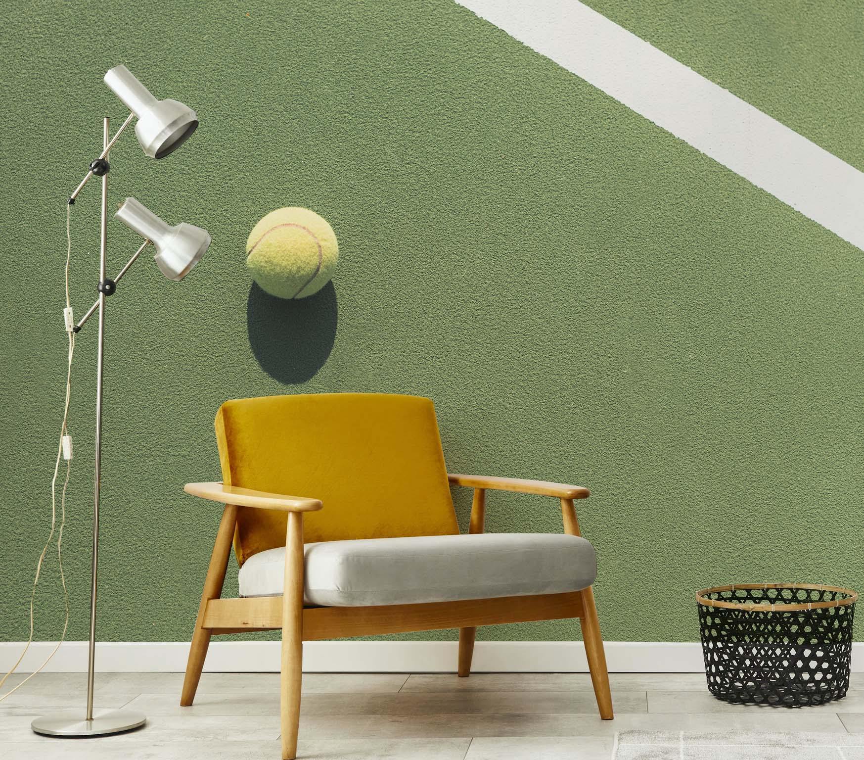 Tennis Court Wall Mural-Wall Mural-Eazywallz