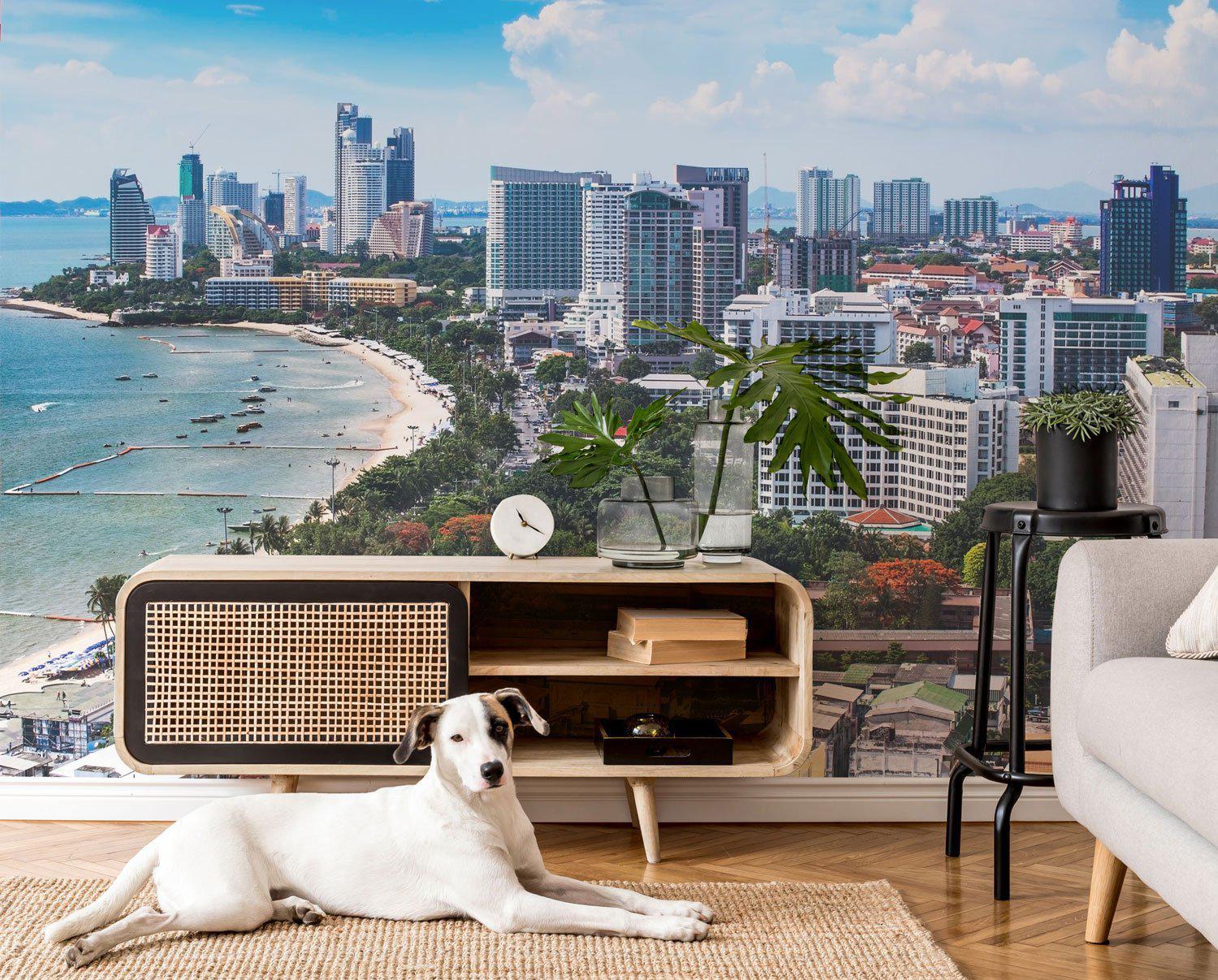 Thailand Beach Skyline Wall Mural-Wall Mural-Eazywallz