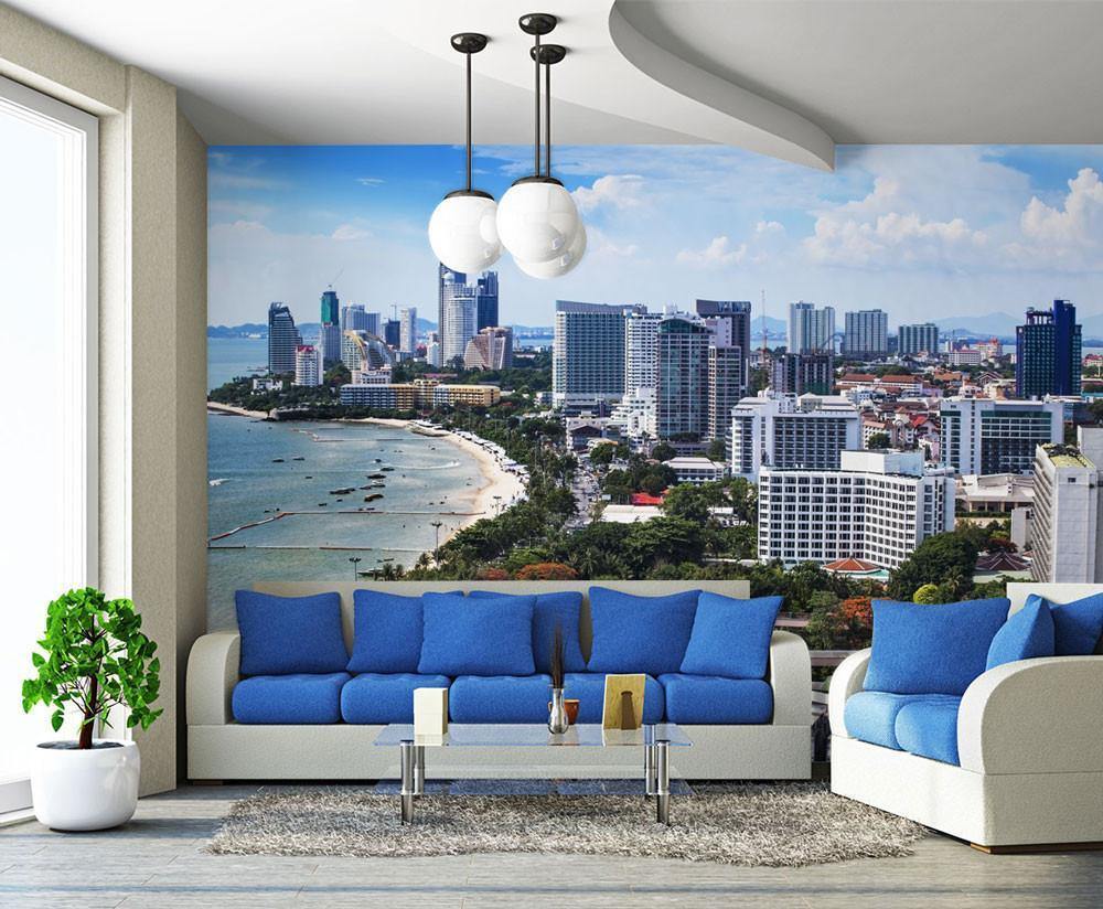Thailand Beach Skyline Wall Mural-Wall Mural-Eazywallz