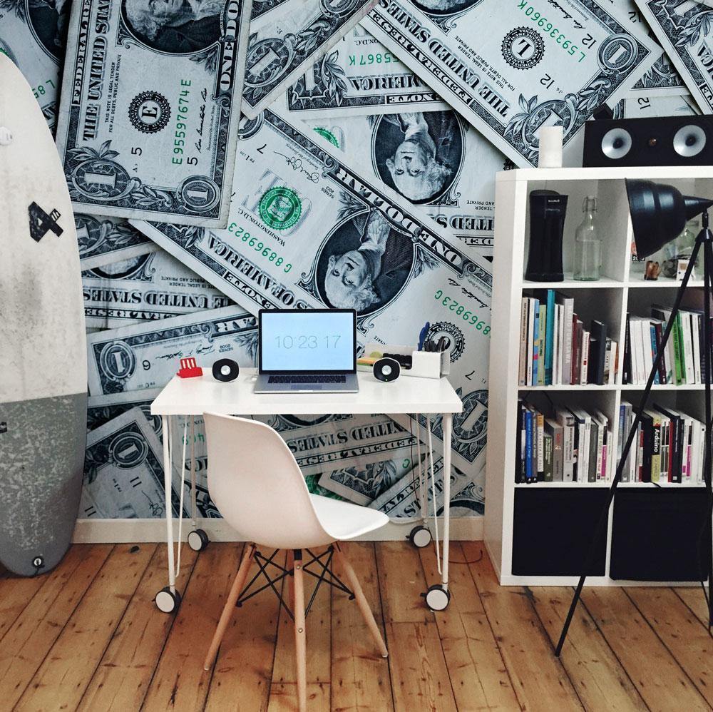 The Money Wall Mural-Wall Mural-Eazywallz
