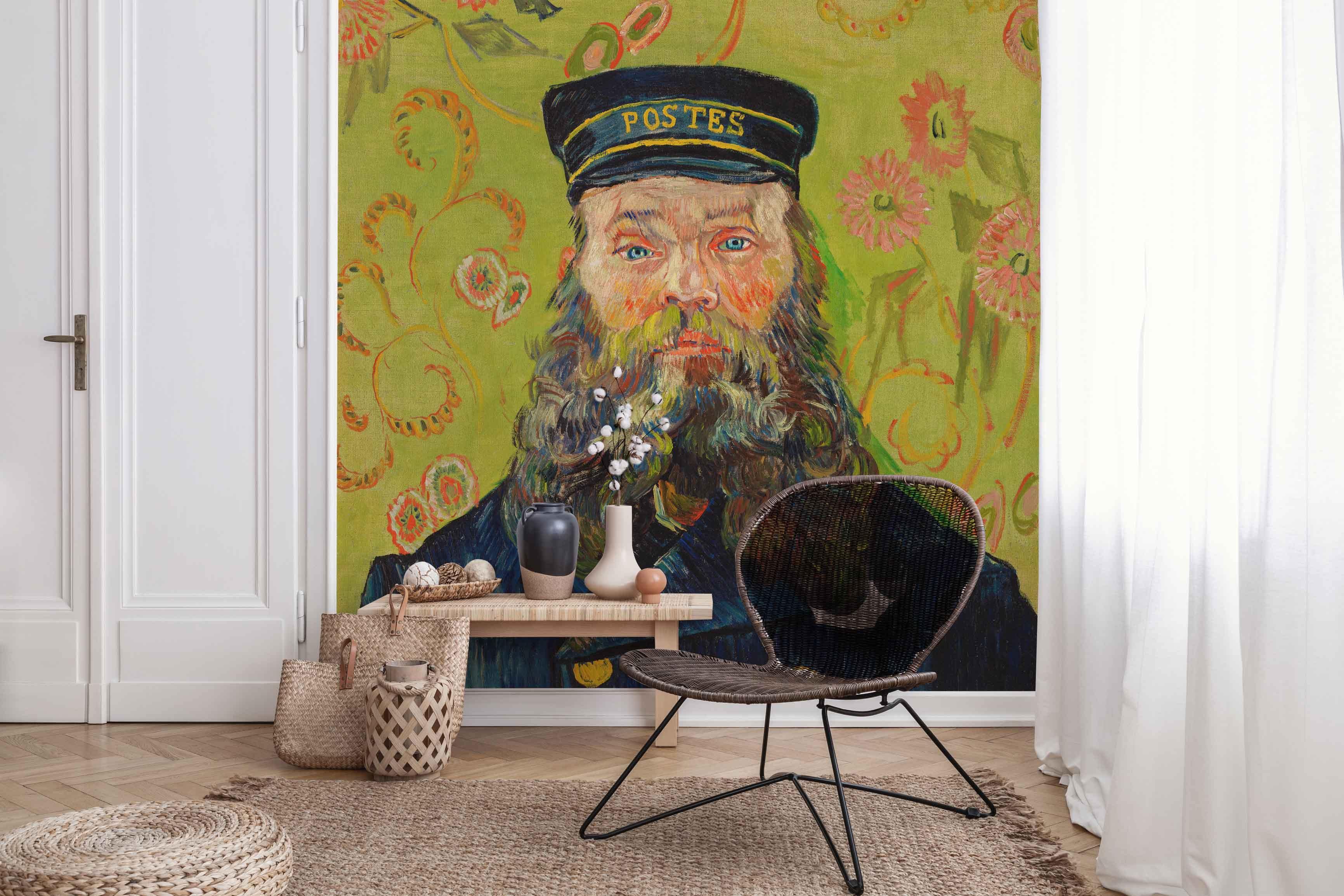 The Postman Painting Wall Mural-Wall Mural-Eazywallz