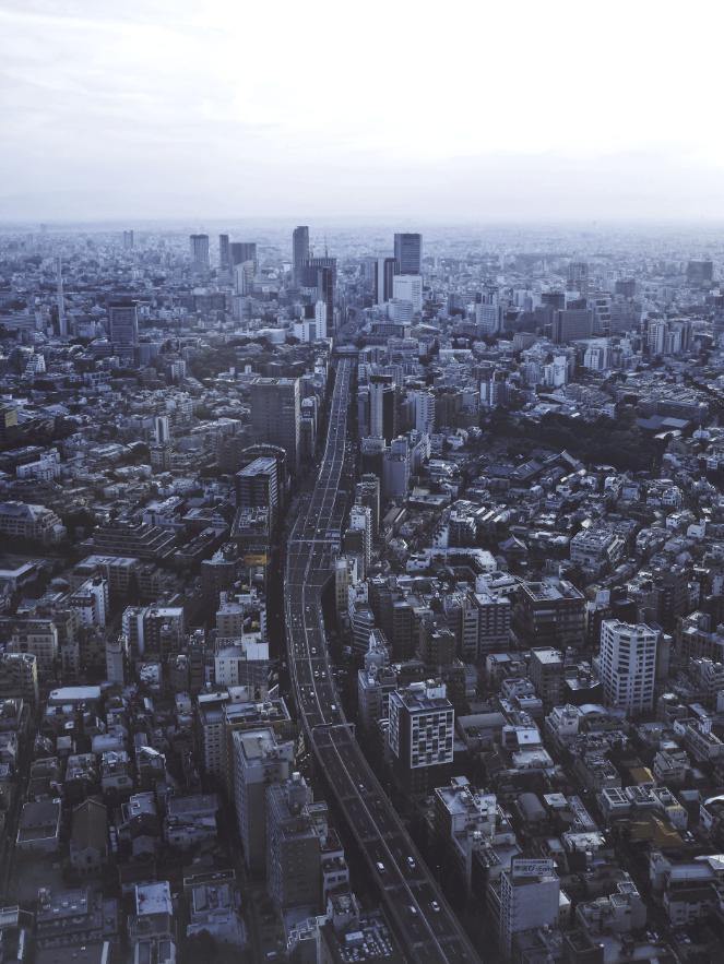 Tokyo City View Wall Mural-Wall Mural-Eazywallz