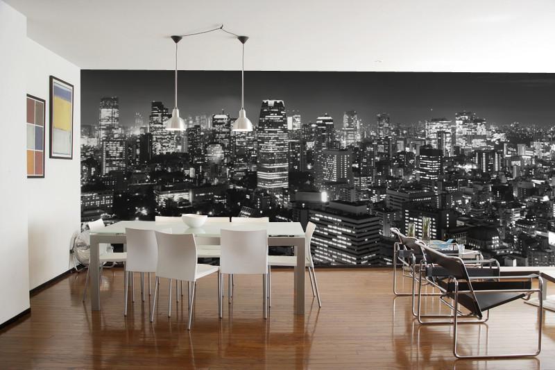 Tokyo Panorama Wall Mural-Wall Mural-Eazywallz
