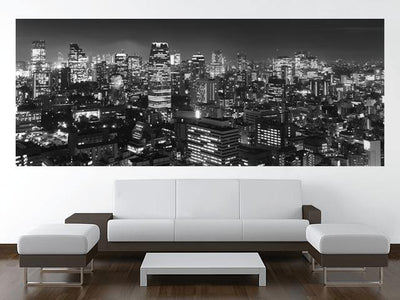 Tokyo Panorama Wall Mural-Wall Mural-Eazywallz