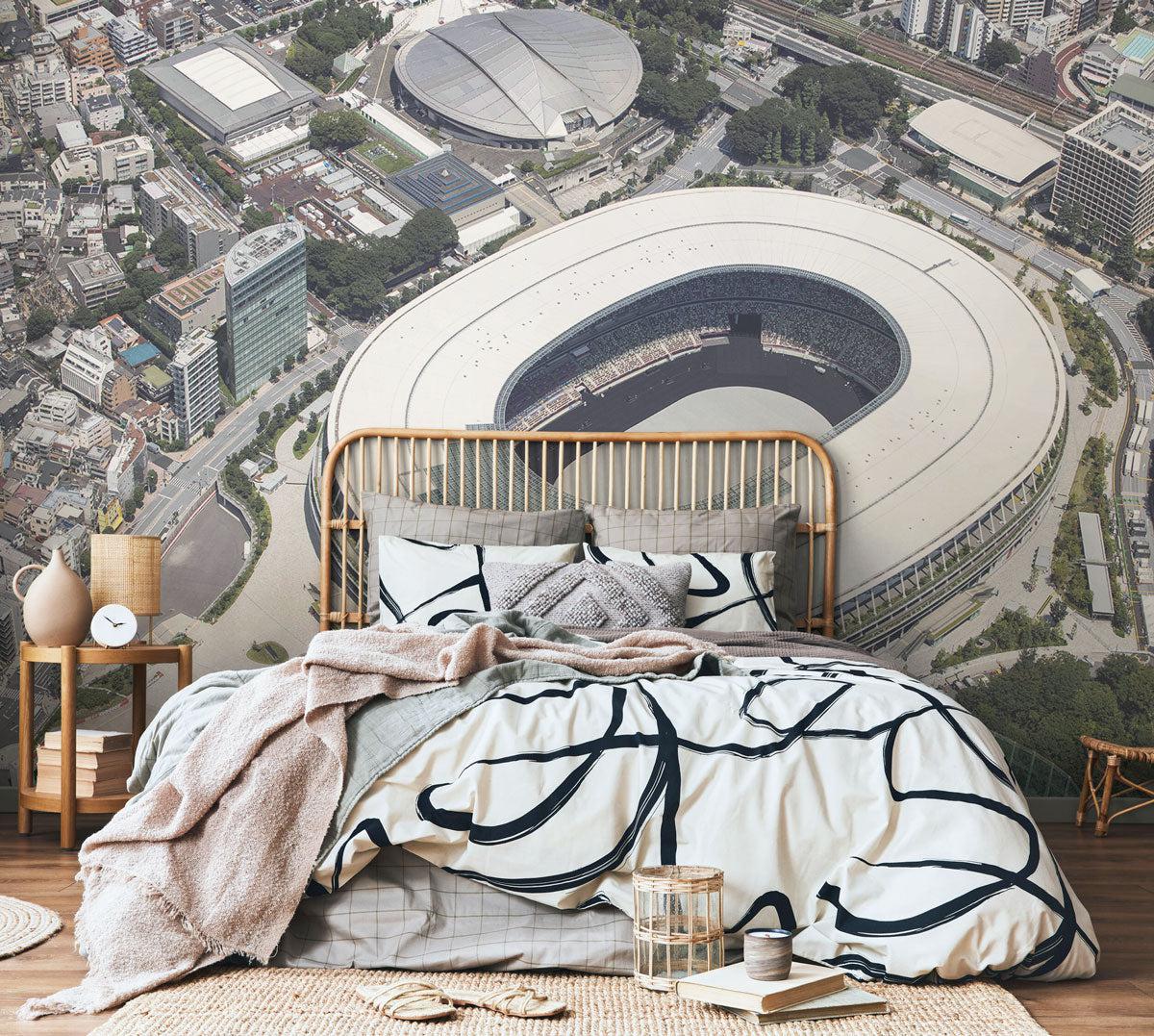 Tokyo Stadium Wall Mural-Wall Mural-Eazywallz