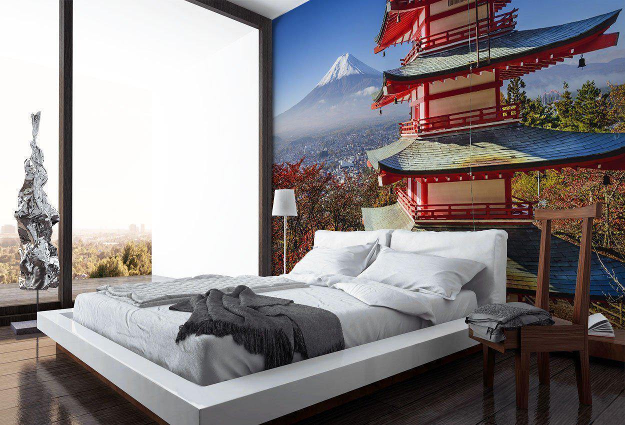 Tokyo View Wall Mural-Wall Mural-Eazywallz