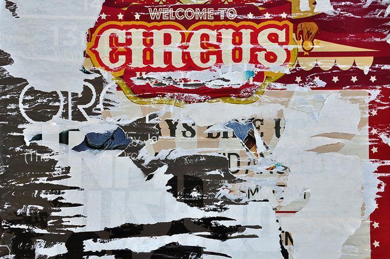 Torn Circus Posters Wall Mural-Wall Mural-Eazywallz