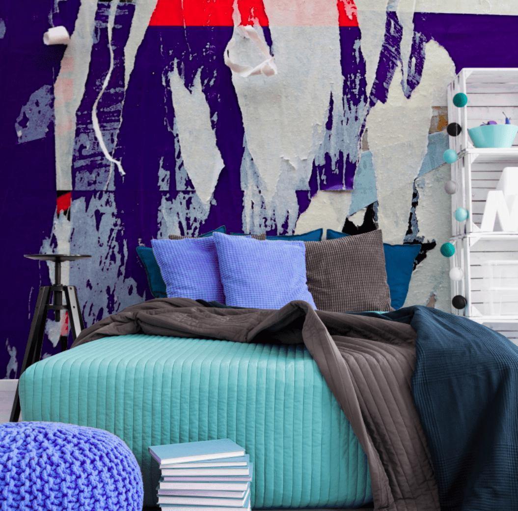 Torn Posters 2 Wall Mural-Wall Mural-Eazywallz