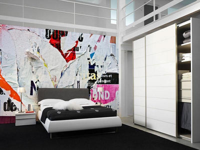 Torn Posters Wall Mural-Wall Mural-Eazywallz