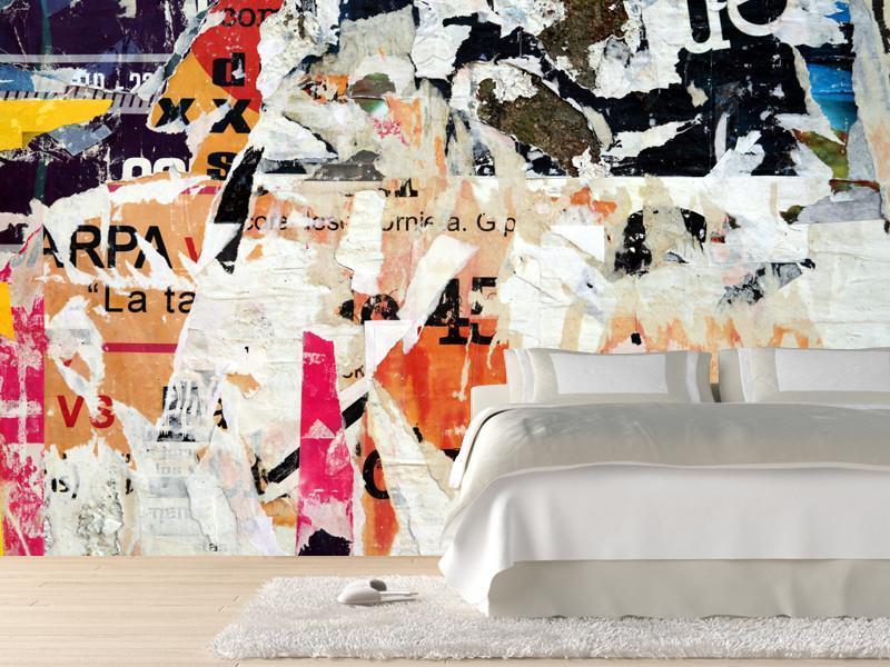 Torn advertisement Wall Mural-Wall Mural-Eazywallz