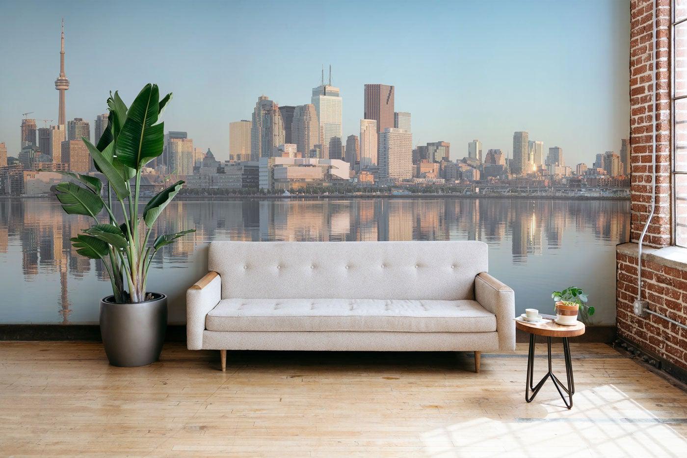 Toronto Skyline Wall Mural-Wall Mural-Eazywallz