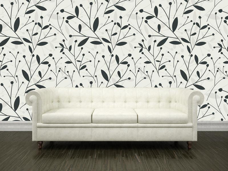 Trendy petals pattern Wall Mural-Wall Mural-Eazywallz