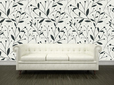 Trendy petals pattern Wall Mural-Wall Mural-Eazywallz
