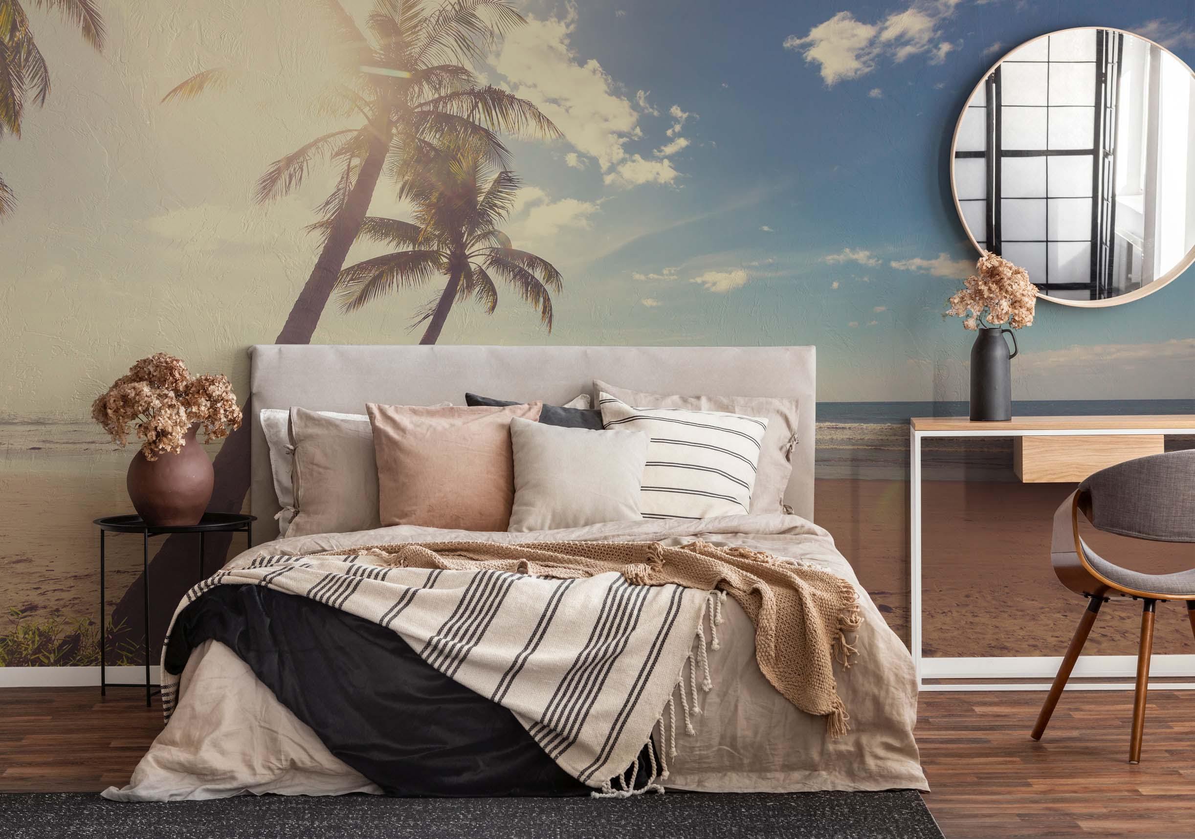 Tropical Beach 3 Wall Mural-Wall Mural-Eazywallz