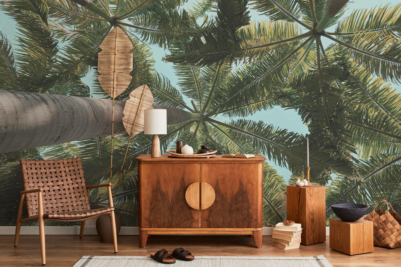 Tropical Scene Wallpaper Mural-Wall Mural-Eazywallz