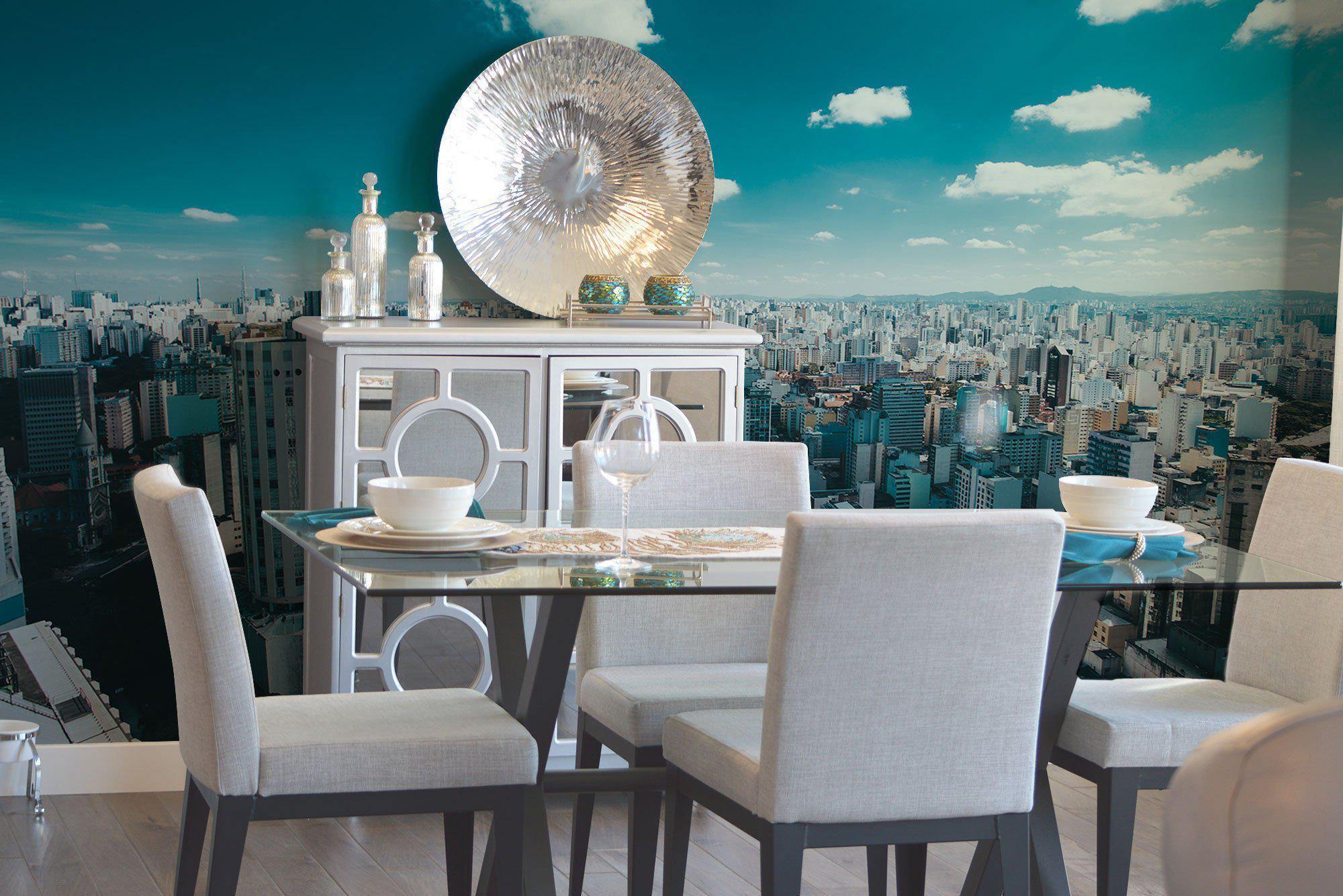 Urban Cityscape Wall Mural-Wall Mural-Eazywallz