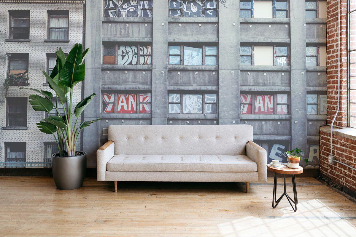 Urban Graffiti Building Facade Wall Mural-Wall Mural-Eazywallz