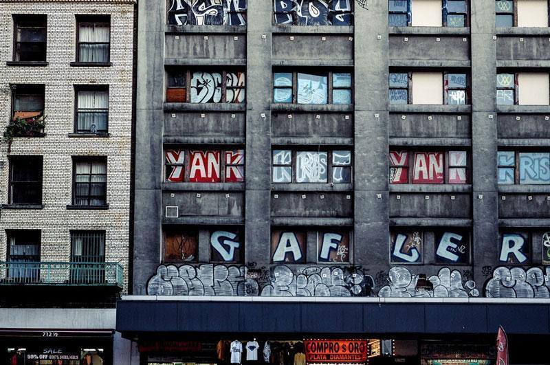 Urban Graffiti Building Facade Wall Mural-Wall Mural-Eazywallz