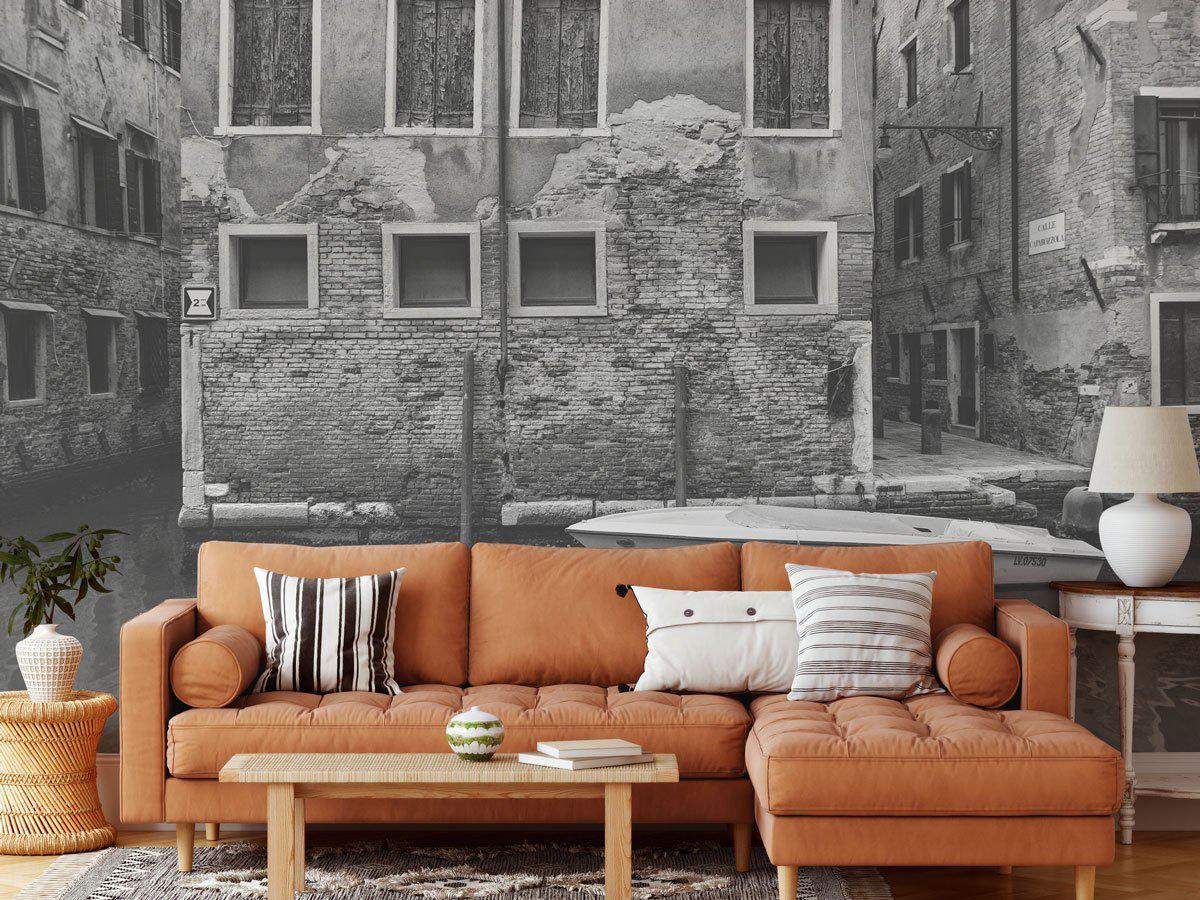 Venice, Italy in Black and White Wall Mural-Wall Mural-Eazywallz