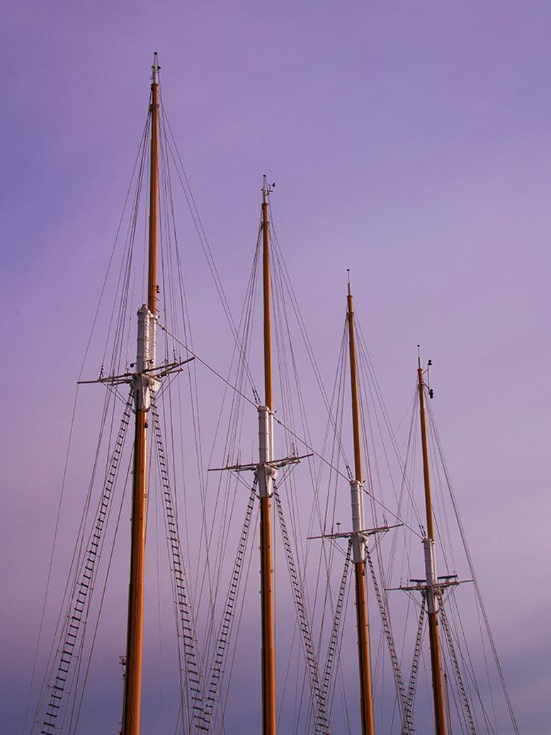 Vertical Sails Wall Mural-Wall Mural-Eazywallz