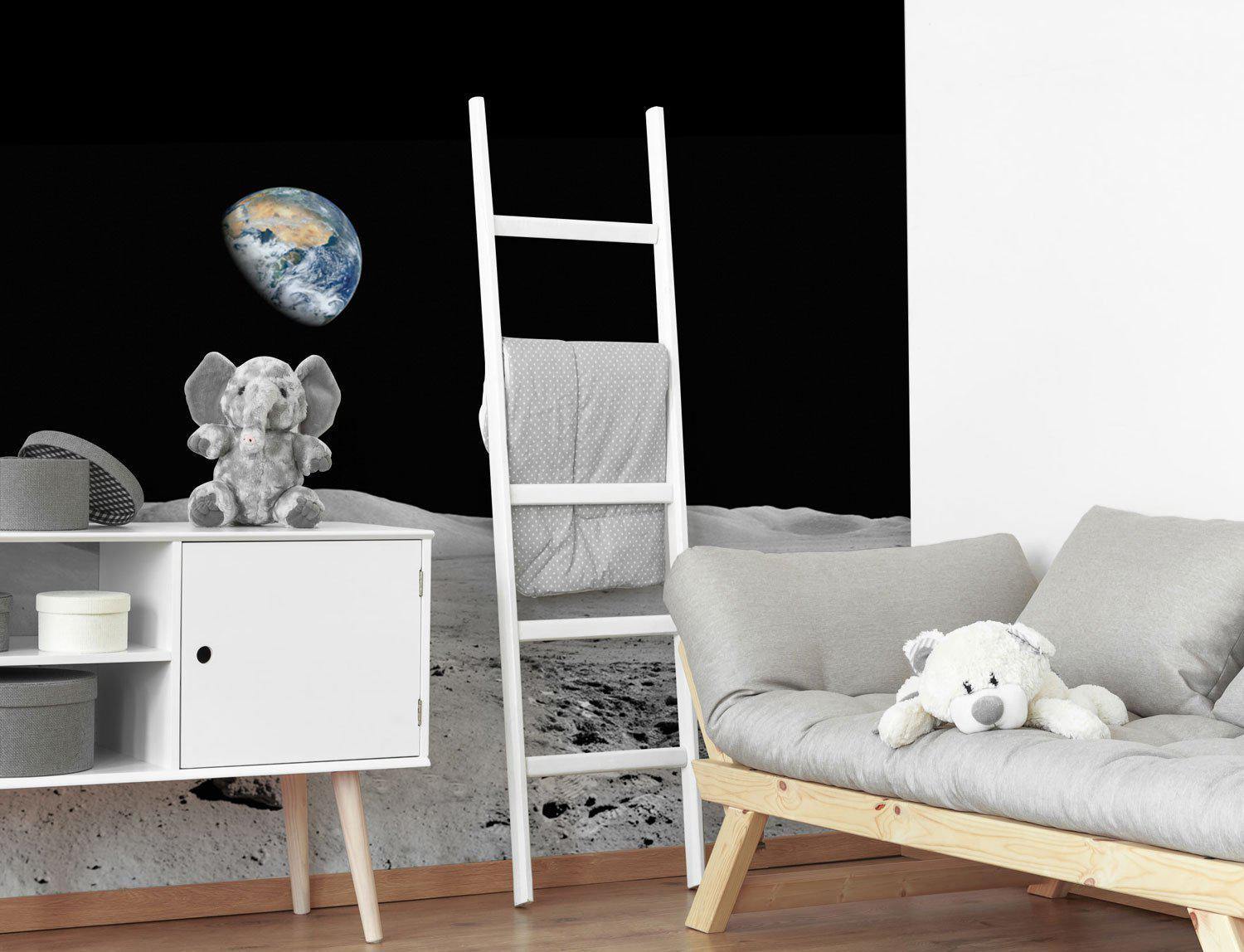 View of Earth from the Moon Wall Mural-Wall Mural-Eazywallz